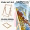 Acrylic Paint Set for Adults & Kids - 37PCS Painting Supplies Kit with 18 Colors Acrylic Paint, 8 Paint Brushes,6 Canvas Panels, Wooden Easel,Palette, Painting Pad, Cleaning Cup, Cloth